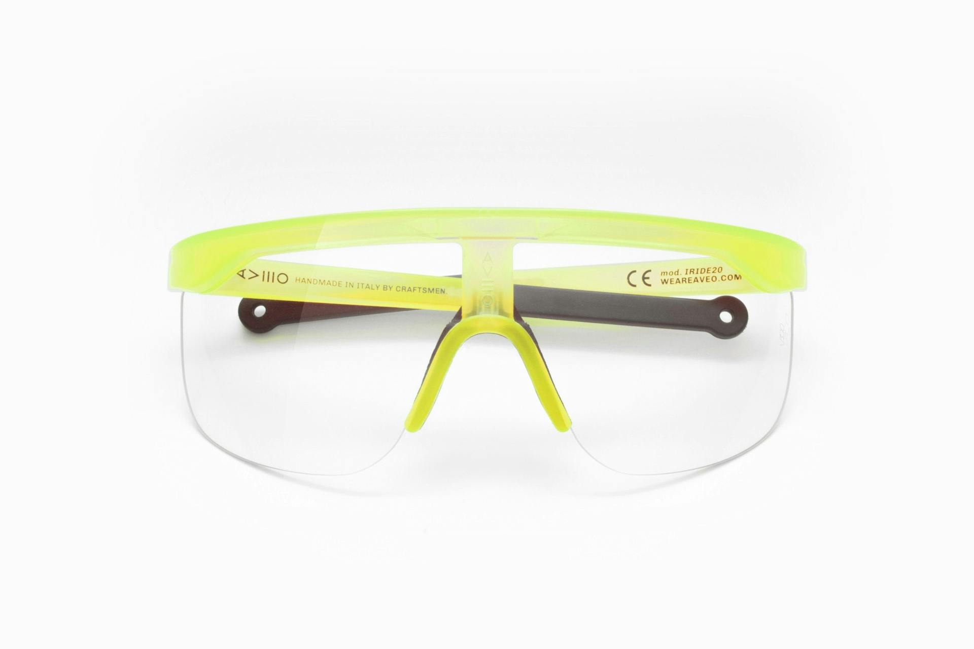 Iride Fluo Yellow Transparent ghost white