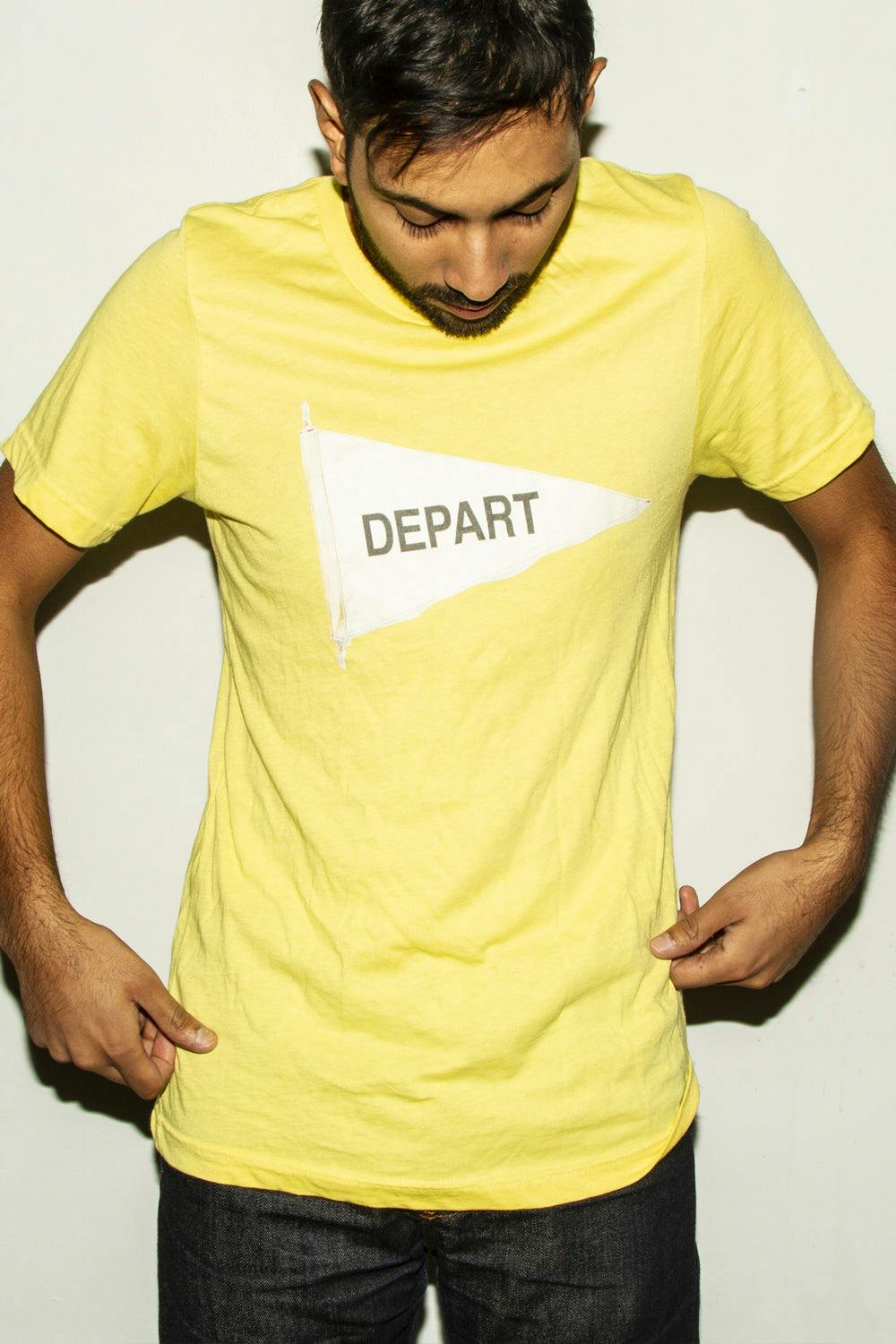 Depart Tee Yellow