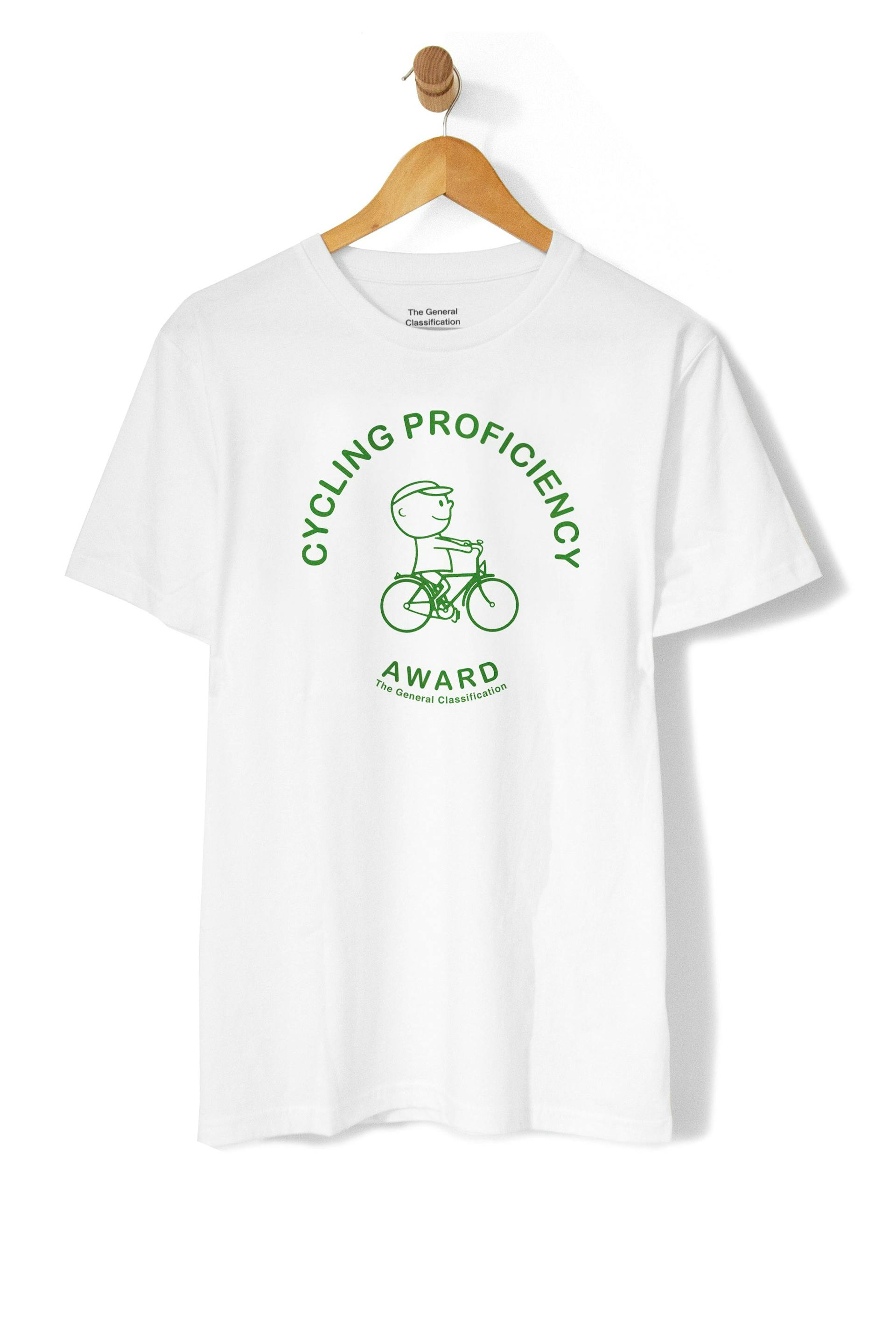 Cycling Proficiency Tee White/Green
