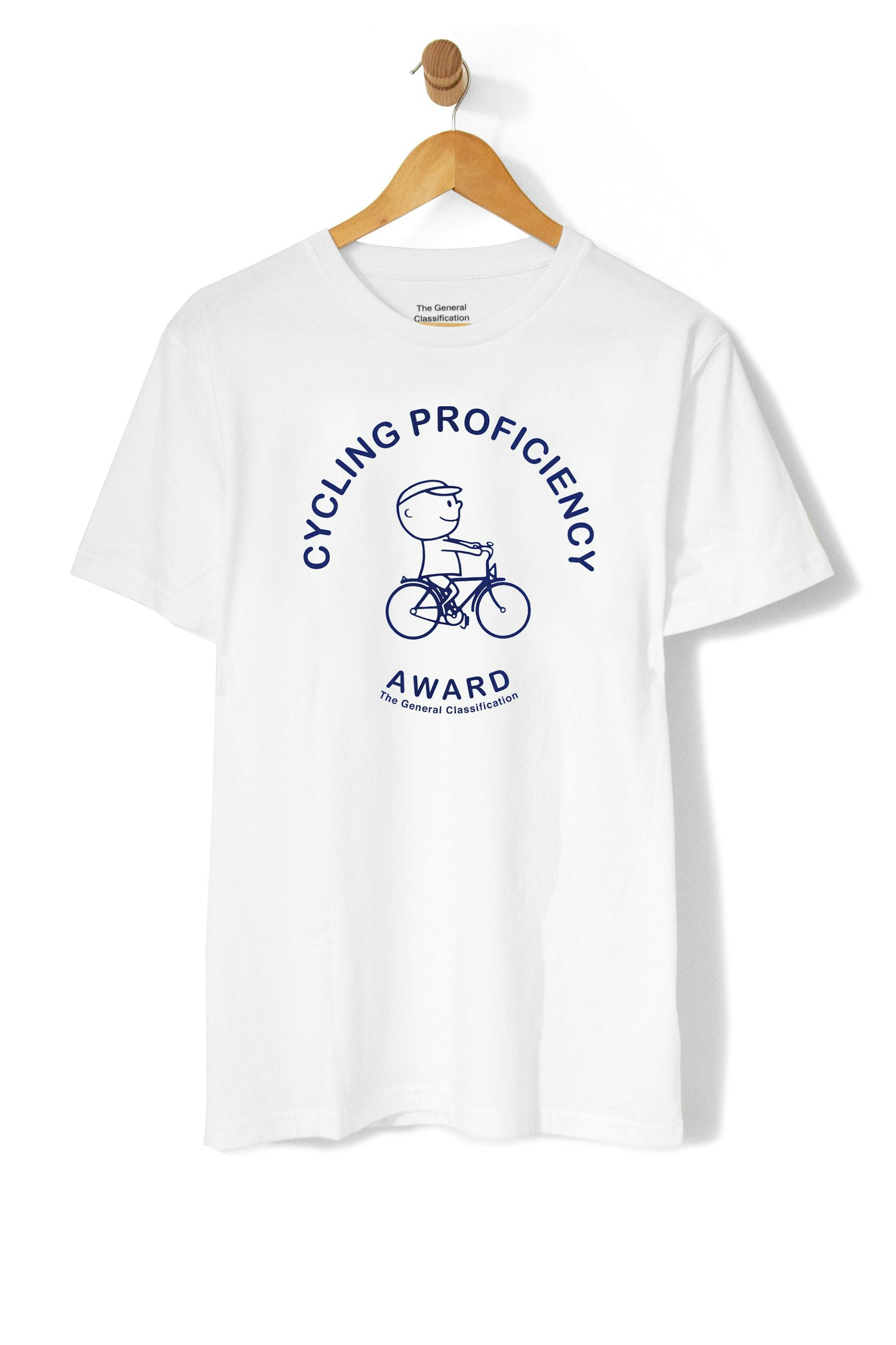 Cycling Proficiency Tee White/Navy