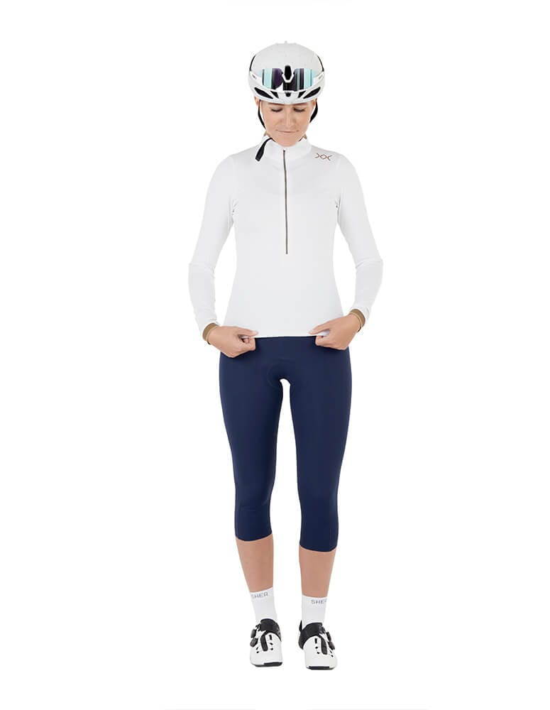 Pianeta Women’s Cycling Long Sleeve Jersey White