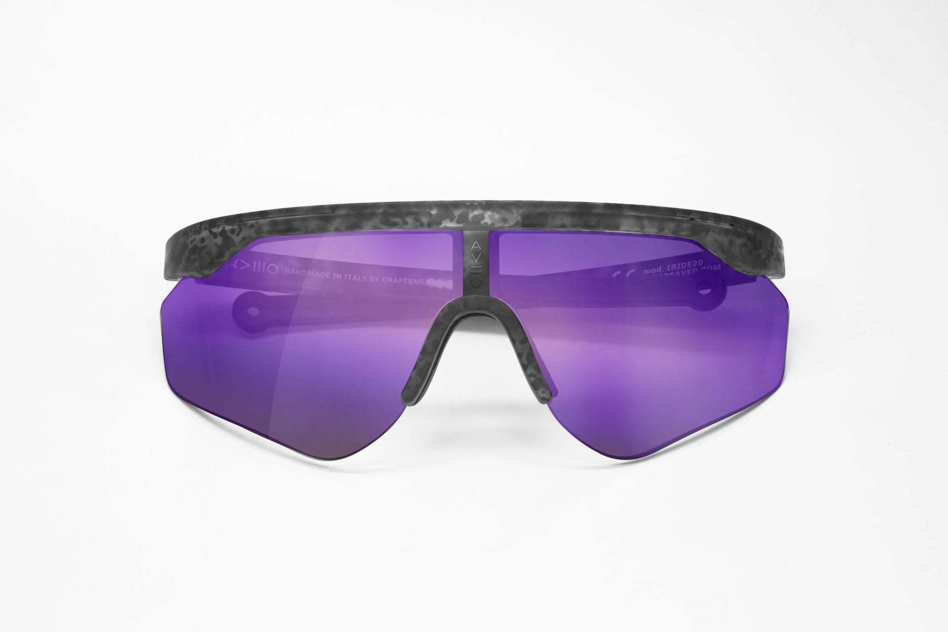 Iride DUO Marble Black Purple Mirror Lens