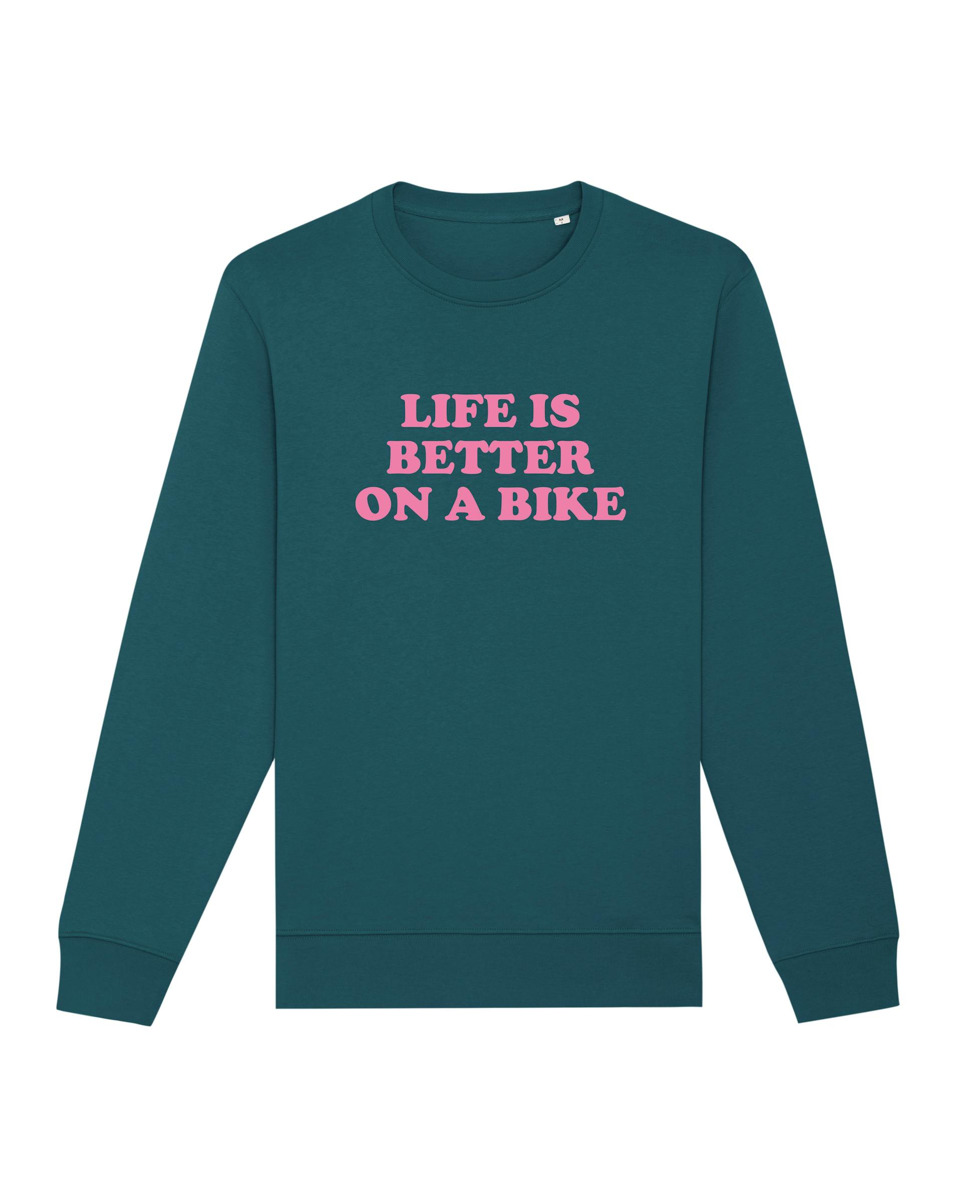 Life is better on a bike Cycling Sweater (stargazer)