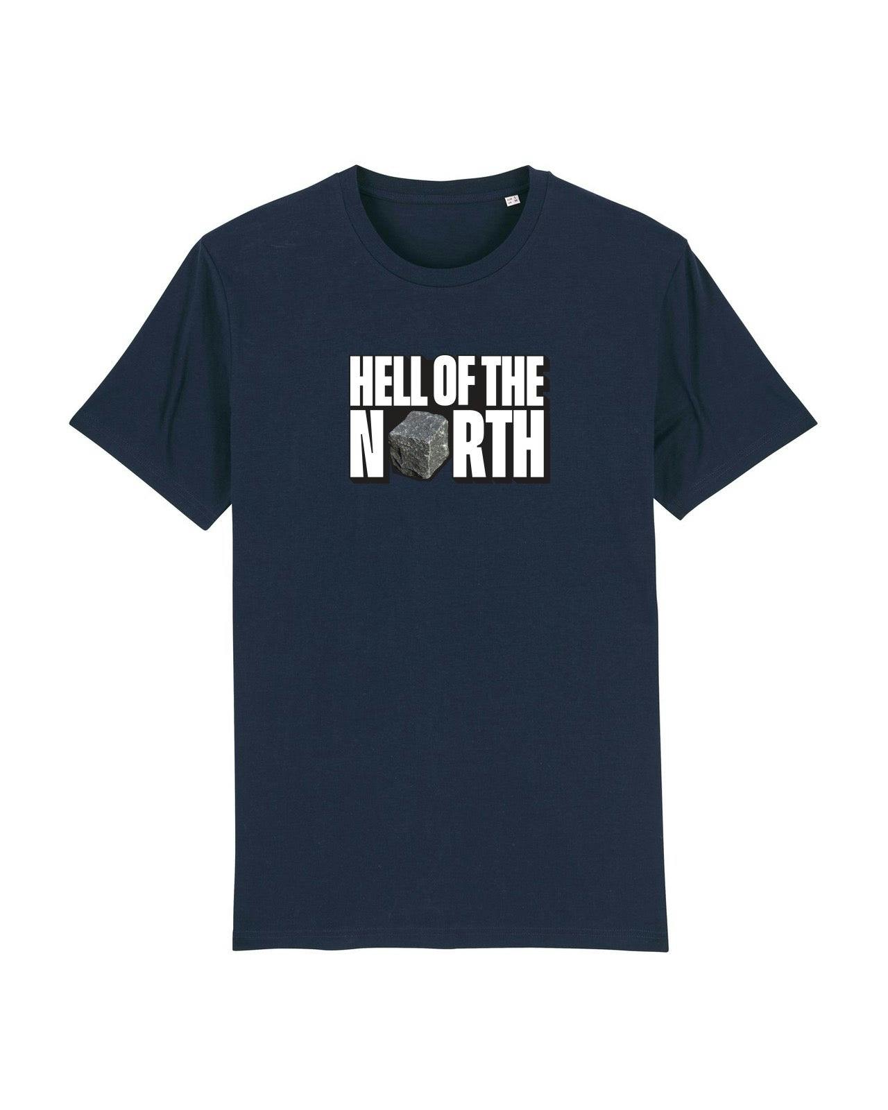 Hell of the North Cycling T-shirt Roubaix (navy)