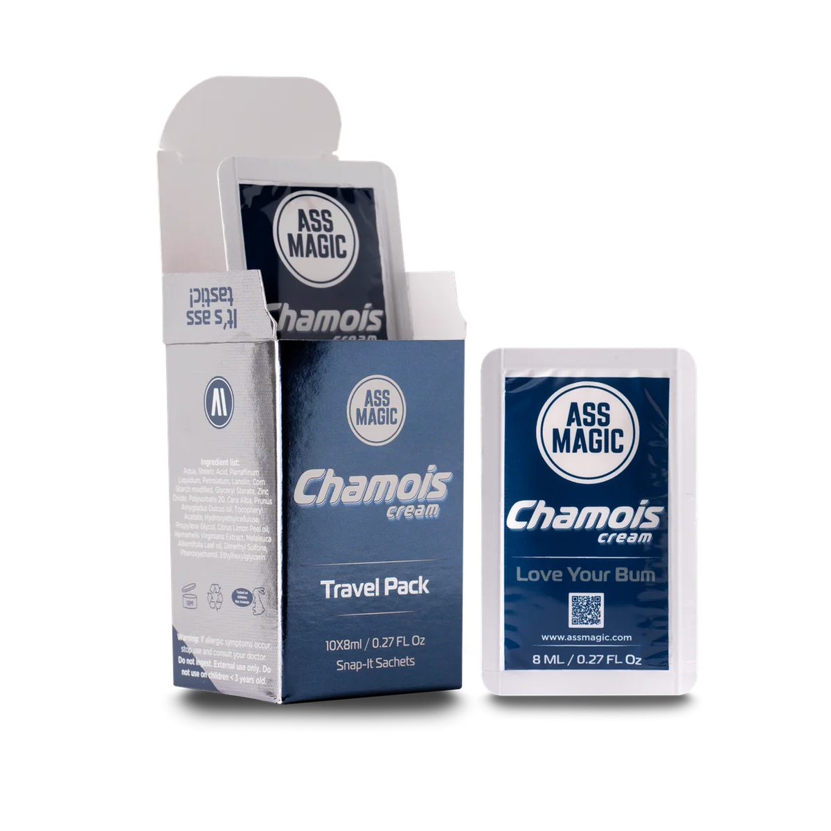 Chamois Cream Travel Pack