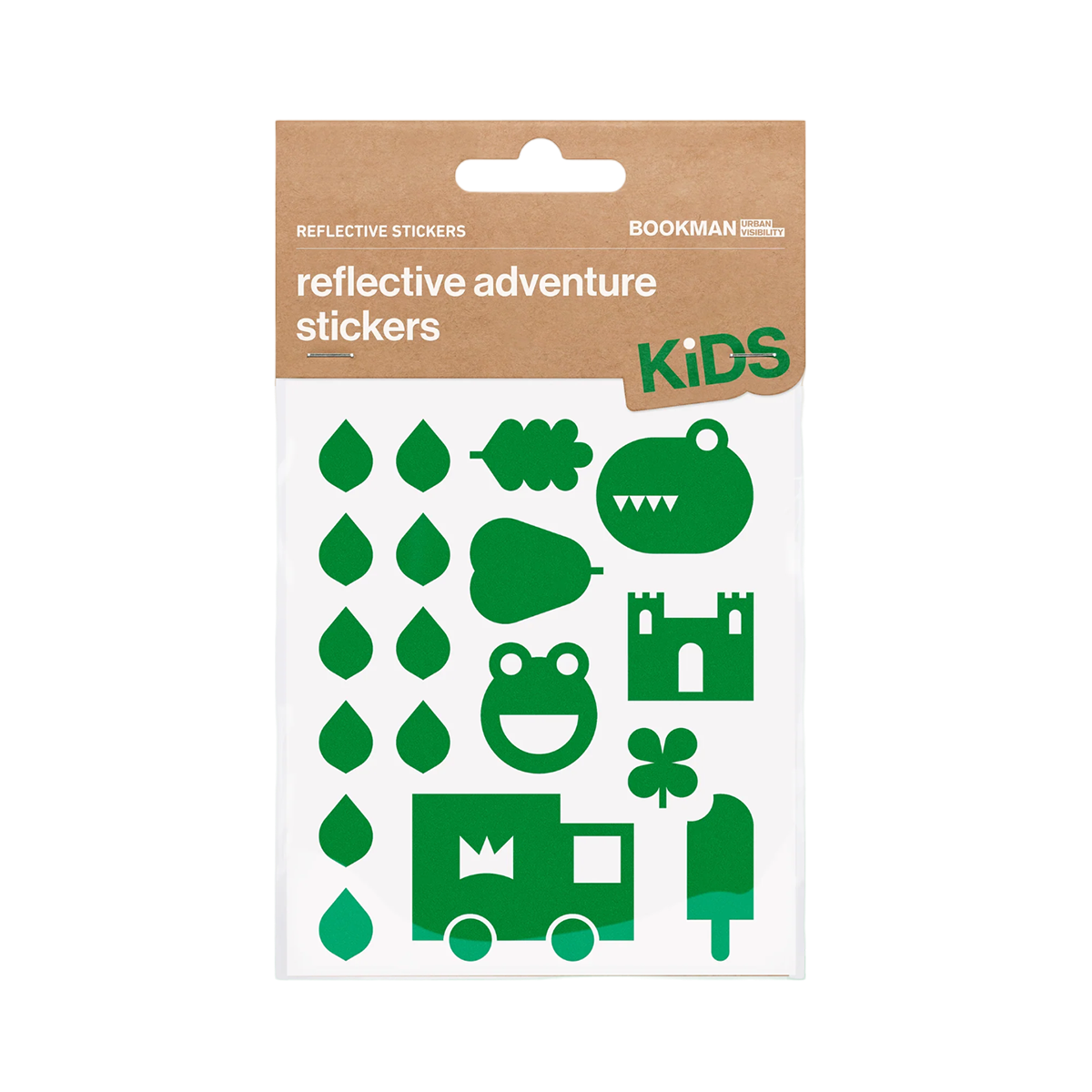 Reflective Stickers Adventure - Green