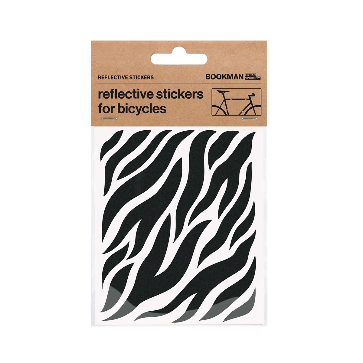 Reflective Stickers - Zebra Black