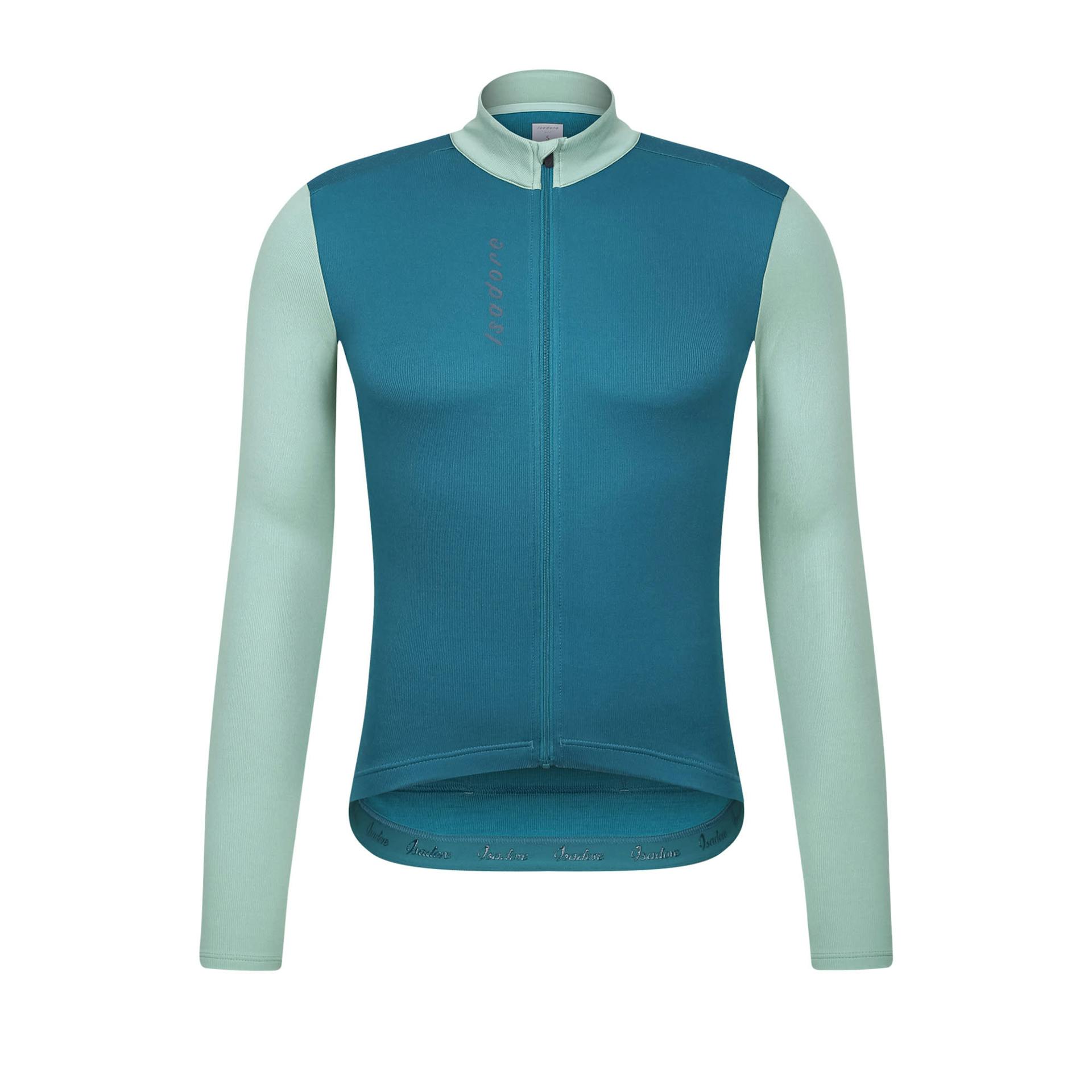 
                                Patchwork Thermal Long Sleeve Jersey - Blue Coral / Creme de Menthe
                        