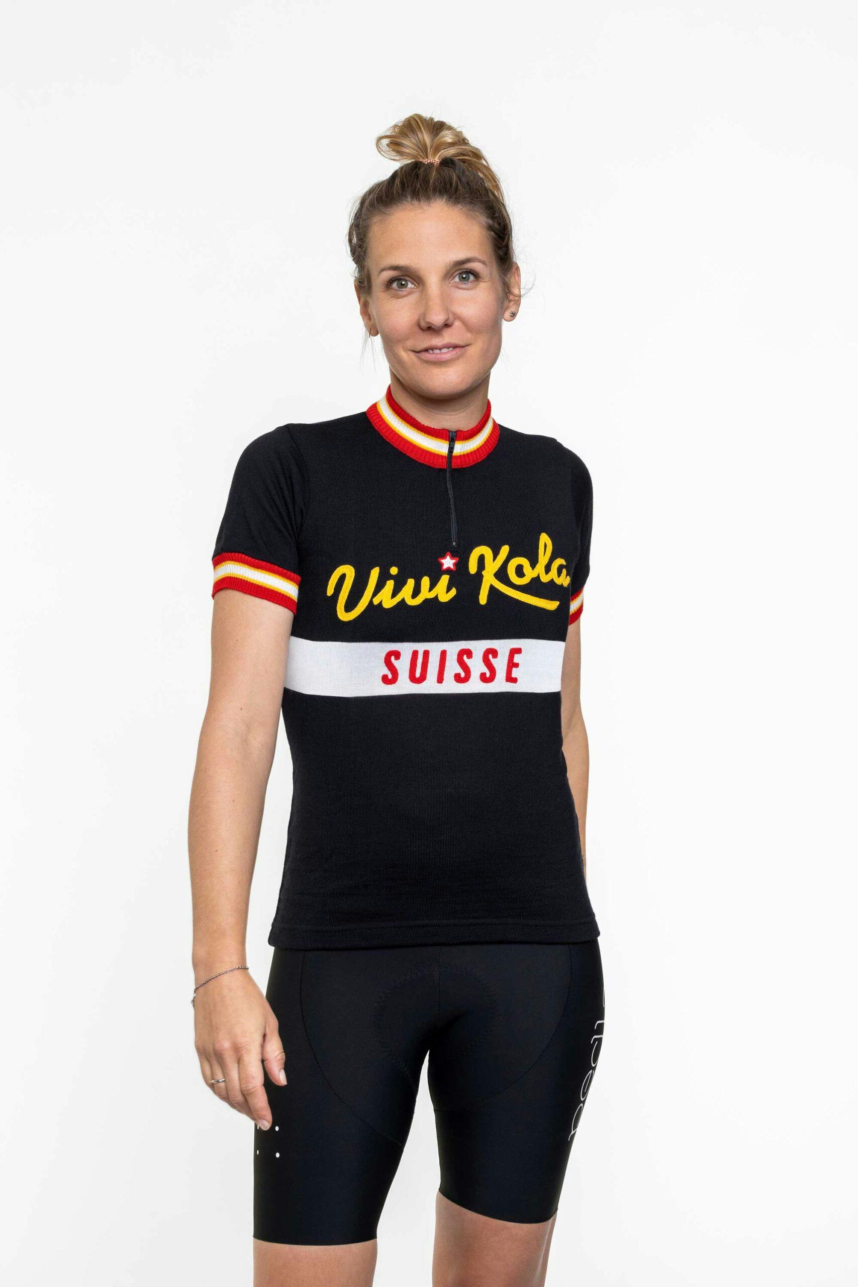Vivi Kola Short Sleeve Wool Cycling Jersey Women