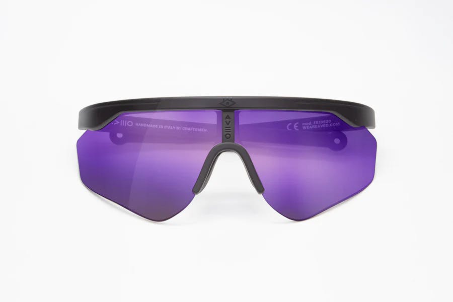 Iride DUO Black Purple Mirror Lens
