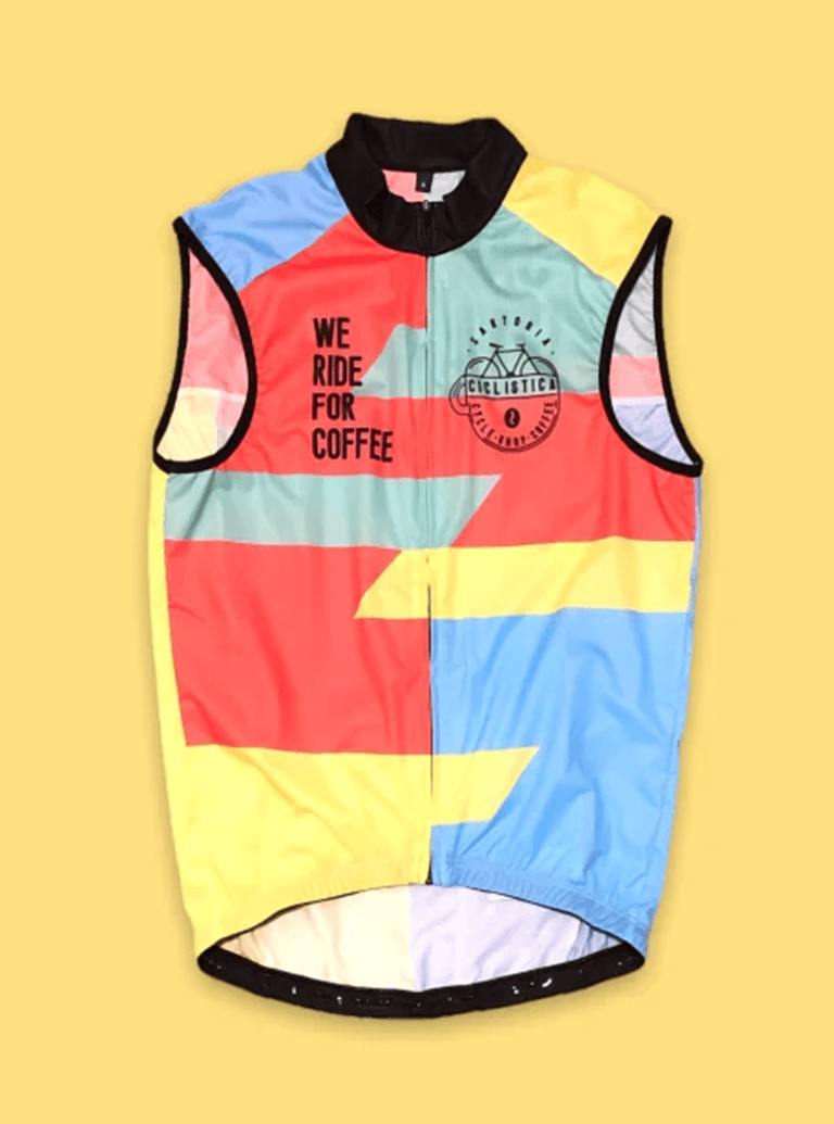 Windproof Vest by Sartoria Ciclistica - Color Blocks
