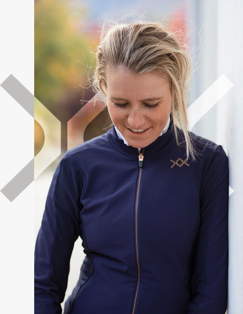 Sublime Women’s Cycling Softshell Wind Jacket Navy Blue