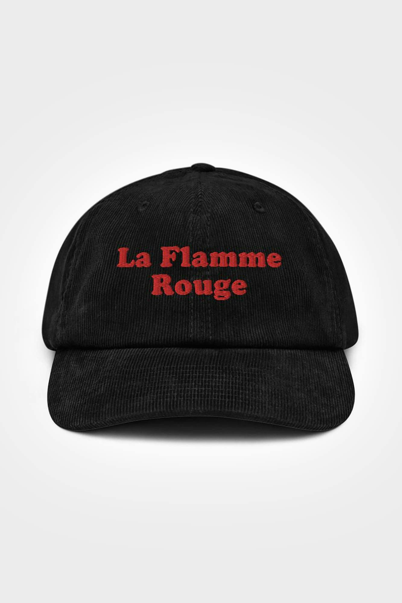 La Flamme Rouge Corduroy Hat Black