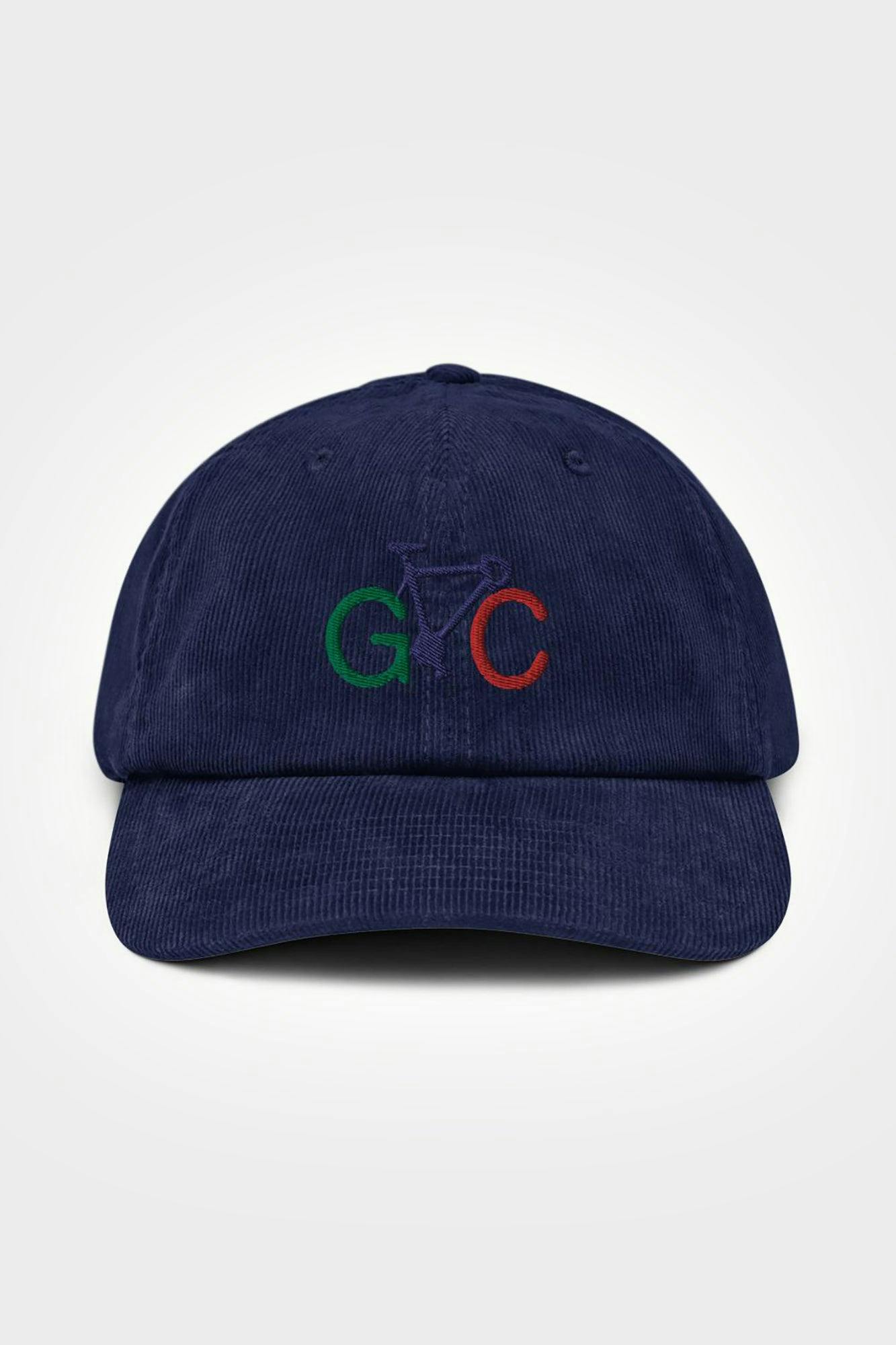 GC Wheels Logo Embroidered Corduroy Hat Navy