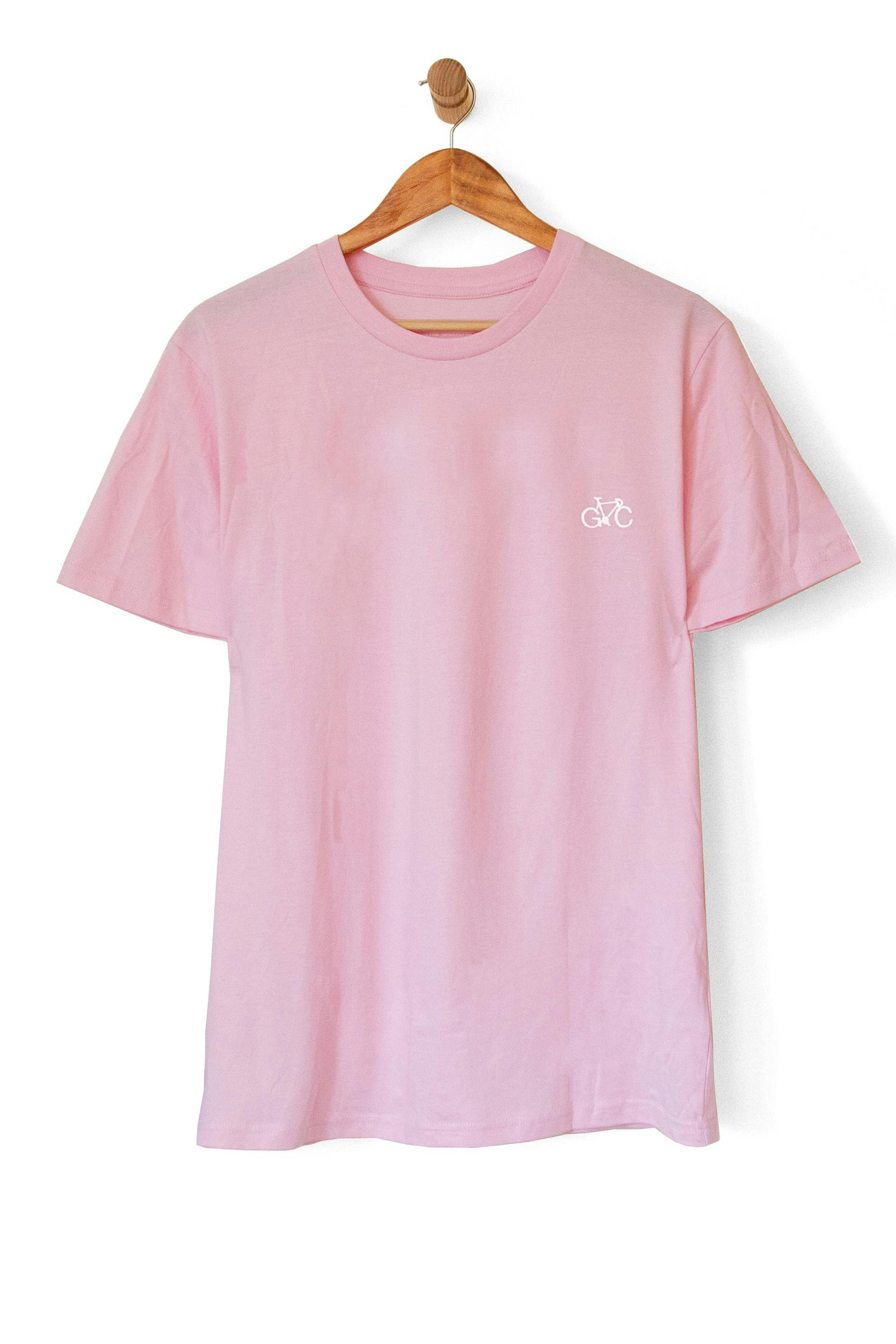 GC Wheels Logo Embroidered Tee Pink