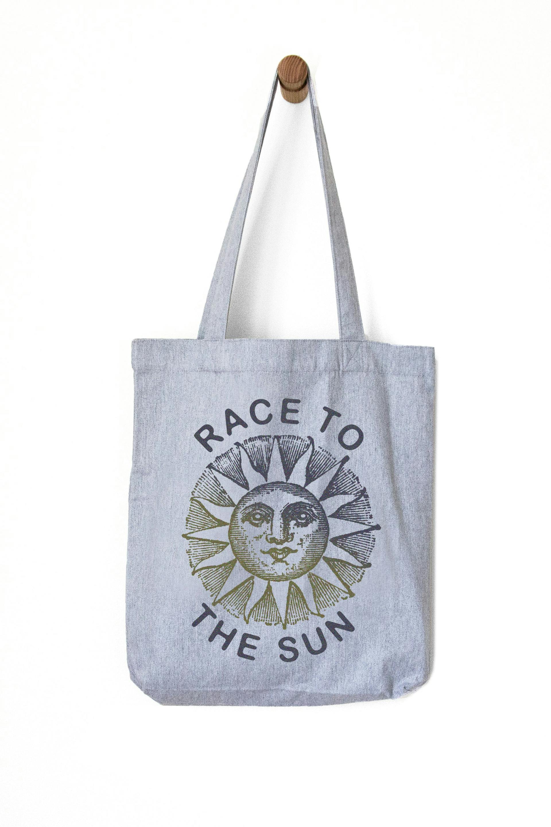 Race To The Sun Recycled Tote Grey