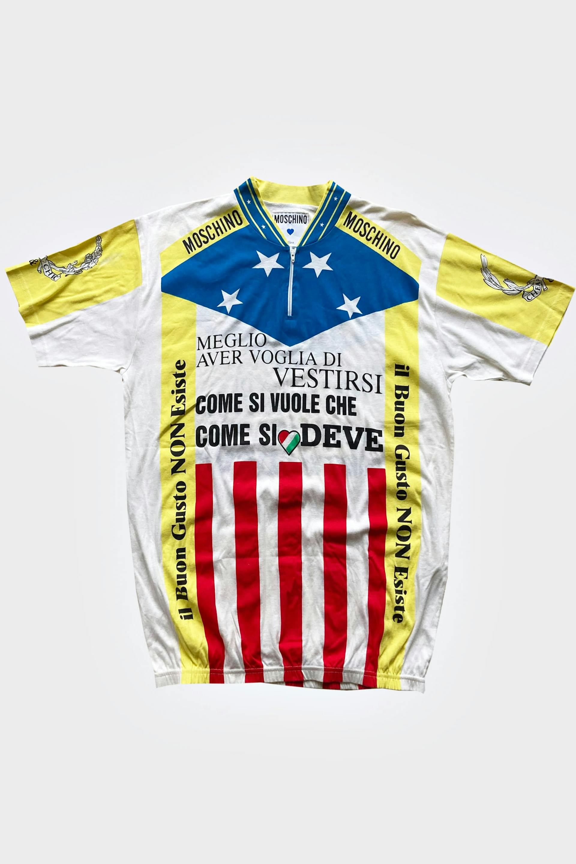 Vintage Moschino Cheap & Chic Cycling Jersey